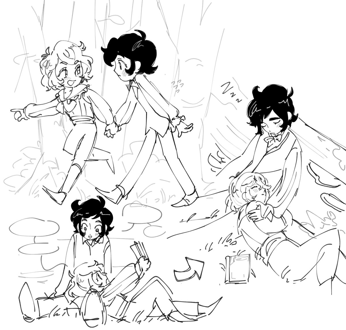 akucintapisgor's tweet image. baby ao sketches 😬