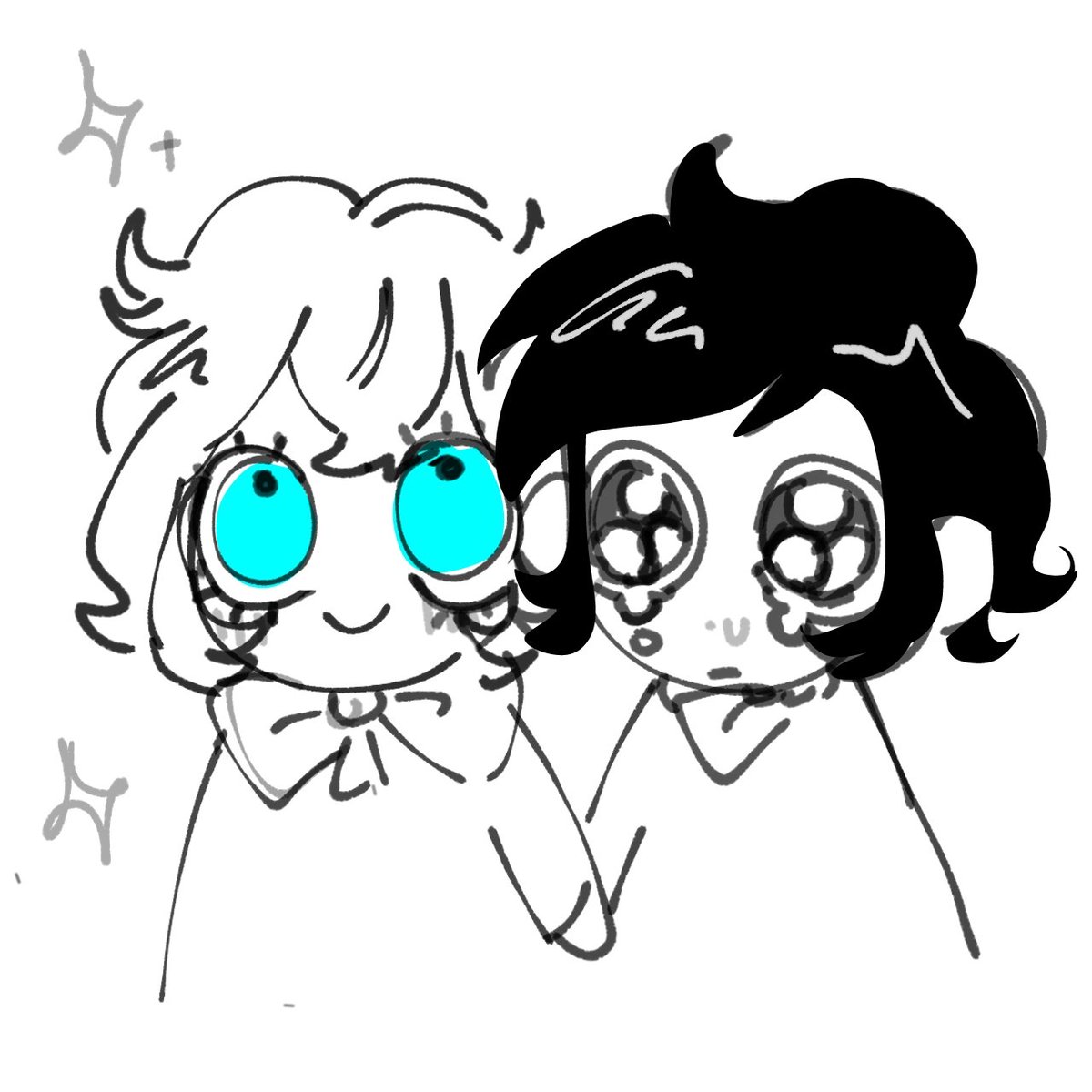 akucintapisgor's tweet image. baby ao sketches 😬