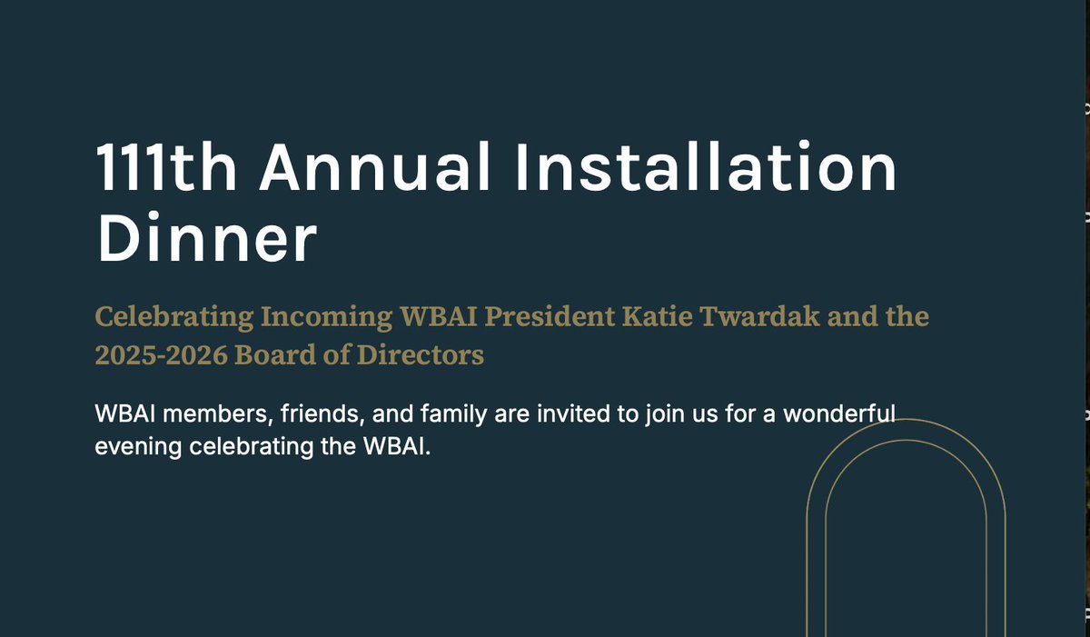 Cavanagh_Law's tweet photo. CSLG is proud to be a table sponsor of the Women's Bar Association of Illinois Annual Dinner on  June 26.
We’re honored to support WBAI and its mission to advance the interests of all lawyers, in particular, women in the legal profession.
Learn more:   https://t.co/16NlkYdeGY https://t.co/WntloH2Sd4