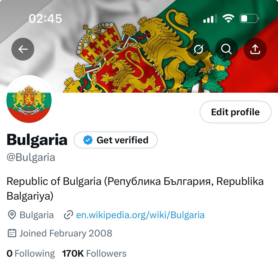 Bulgaria tweet media