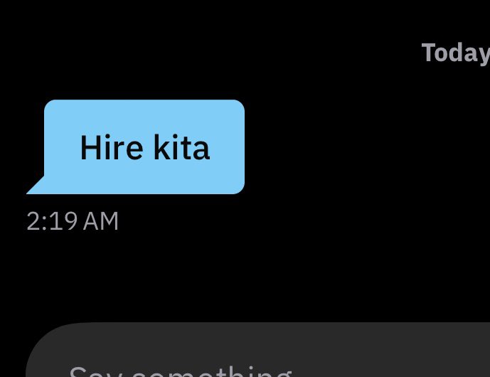 Why do I always get asked in yellow app if I’m for hire? I’m not against it but do I look like one? I’ll take it as a compliment though hahaha
#alterpasig #alterbagets