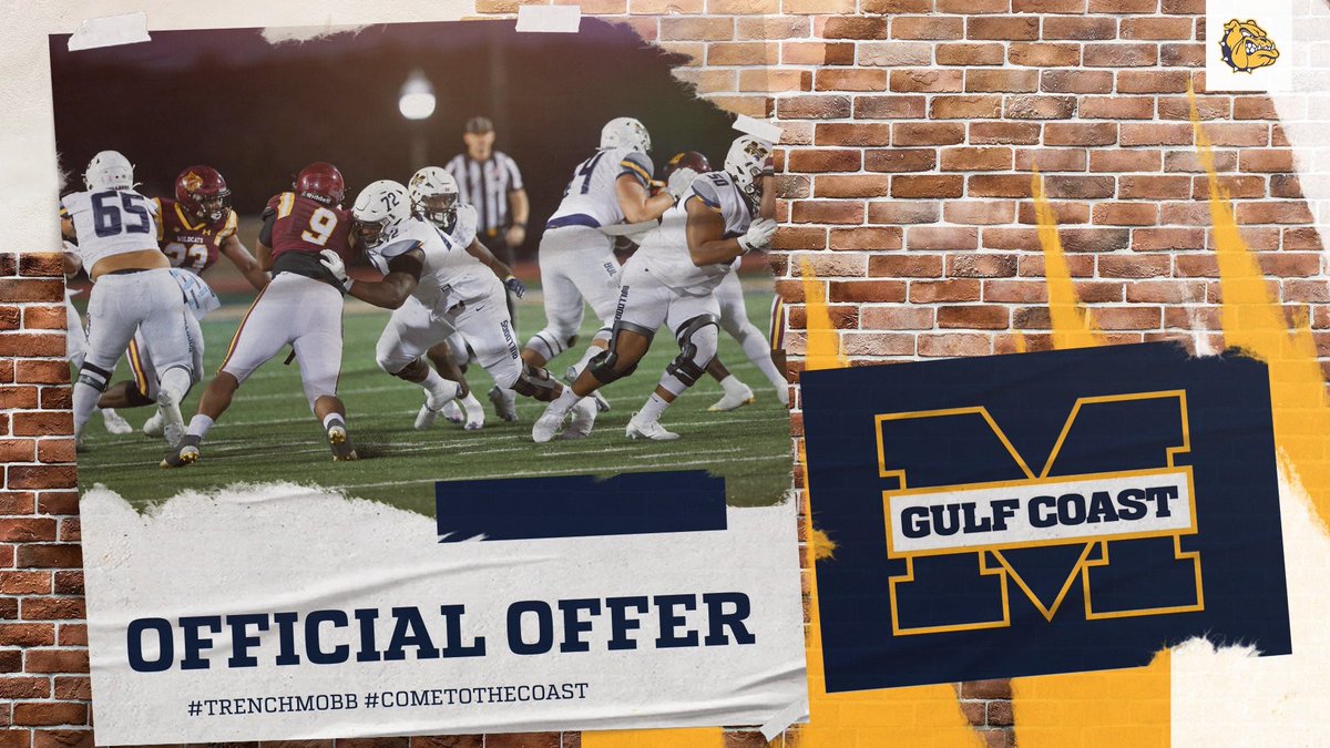 JohnPFoley77's tweet image. I am so blessed to receive an offer from this great school thank you so much ‼️‼️‼️‼️@CoachRich72 @CoachWrightPerk @MGCCC_FOOTBALL
LETS GO BULLDOGS‼️‼️‼️