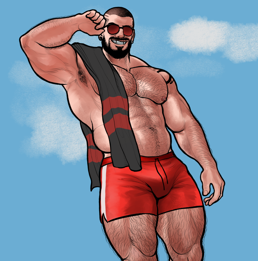 Getting that summer themed art going