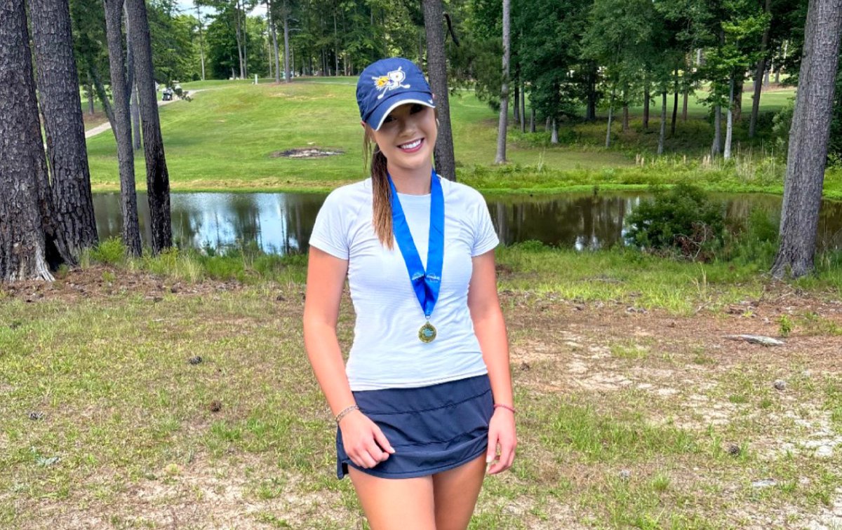 Prince senior Claire Bradford is the 2025 GHSA 1A-3A Private Girls Golf Individual Low Medalist State Champion. Claire shot 68 | 70 for an incredible -6 to claim her second consecutive title.  #pacsathletics

princeave.org/2025/06/02/bra…