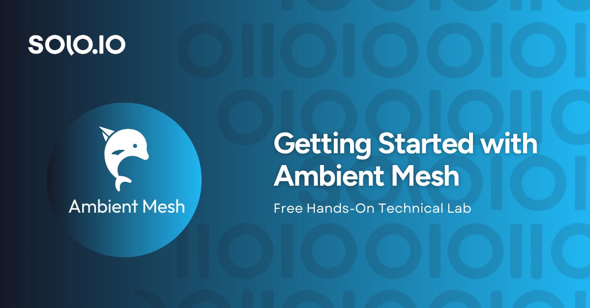 Dive into the future of service mesh! Our free lab introduces you to Istio Ambient mode:
✔️ Deploy apps with ease
✔️ Boost security
✔️ Manage traffic like a pro

Sign up now! solo.io/resources/lab/…

#CloudComputing #Istio