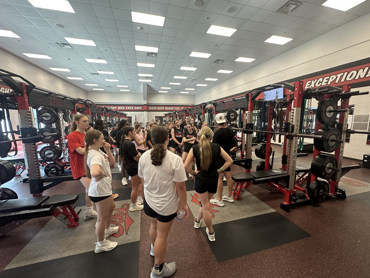 Today was a GREAT first day at Strength and Conditioning 

Still time to join⬇️

events.hometownticketing.com/boxoffice/burl…

Thanks Coach Hendricks 💪🏽 can’t wait to see the end results 
<a href="/BHSLadyElkBball/">Lady Elk Basketball</a> <a href="/LadyElk_Vball/">Burleson High School Volleyball🏐</a> <a href="/BhsElkSoftball/">Lady Elk Softball</a> <a href="/LadyElkSoccer/">BHS Lady Elk Soccer</a> <a href="/BurlesonTrack/">Burleson Track & Field</a> <a href="/BurlesonHighXC/">Burleson Cross Country</a>