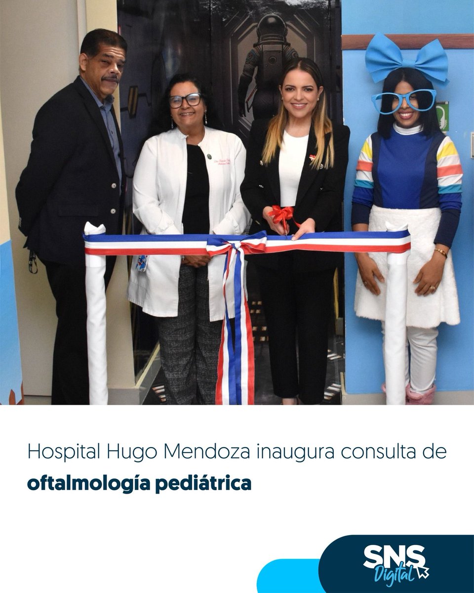 SNSRDO's tweet photo. ✅ El Hospital Pediátrico Dr. Hugo Mendoza (@HPHMRD) inauguró su nueva consulta de Oftalmología, completando así el portafolio de especialidades médicas ofrecidas a la población infantil que acude al centro.
💻Más detalles en #SNSDigital
https://t.co/VAJE719GSE https://t.co/zszfOznnaR