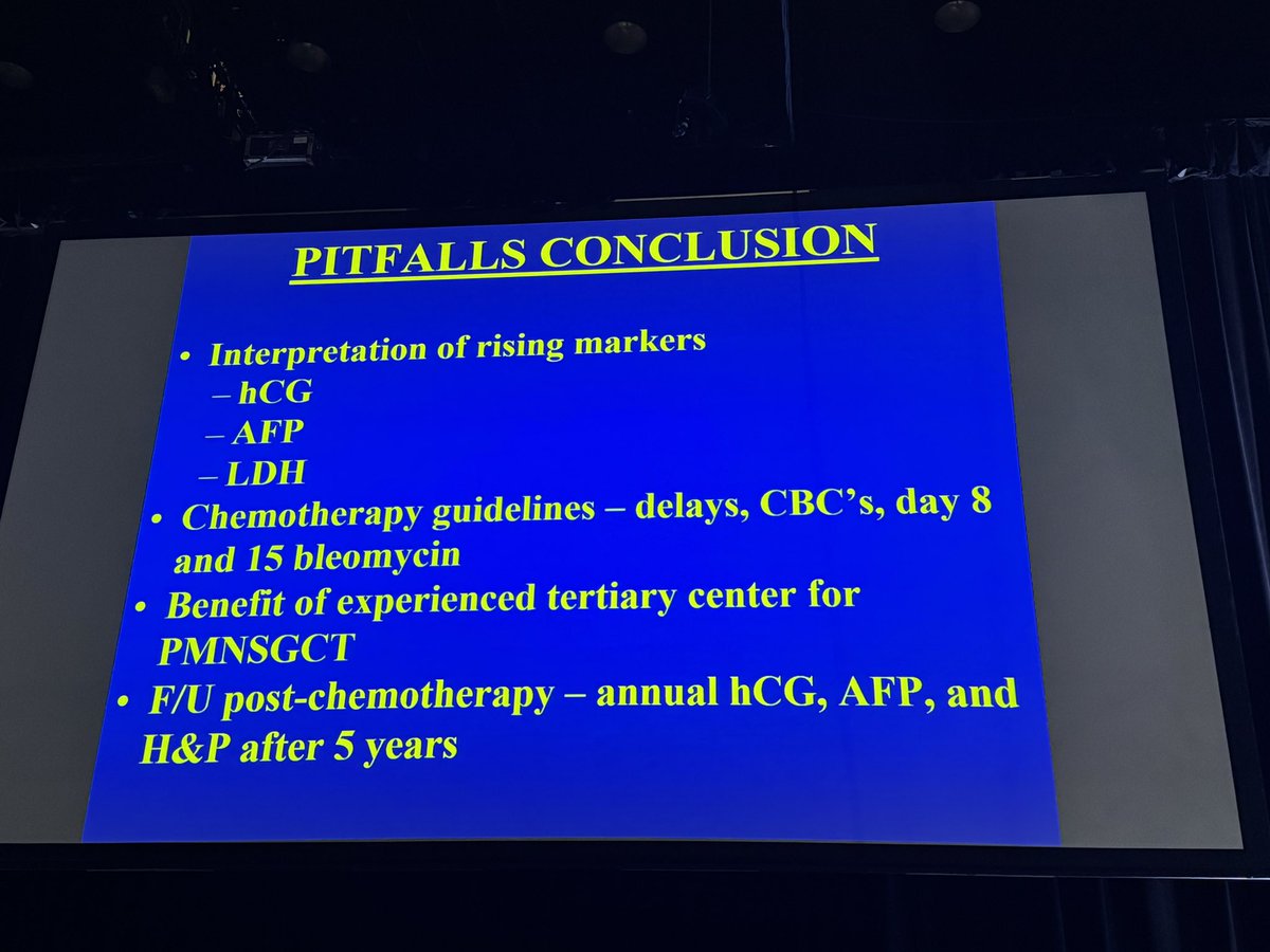 Kunal Jobanputra MD, DM (@knjobanputra) on Twitter photo Pitfalls during management of mNSGCTs by Dr Lawrence Einhorn <a href="/IndianaUniv/">Indiana University</a>
🎯 Understand the false positives and minimal persistence of TMs post therapy
🎯No need of CBC on day 8 and day 15
🎯Long-term surveillance for late relapses
#ASCO2025 <a href="/TesticularUK/">Testicular Cancer UK</a> <a href="/TestesCancer/">Testicular Cancer</a> Pitfalls during management of mNSGCTs by Dr Lawrence Einhorn <a href="/IndianaUniv/">Indiana University</a>
🎯 Understand the false positives and minimal persistence of TMs post therapy
🎯No need of CBC on day 8 and day 15
🎯Long-term surveillance for late relapses
#ASCO2025 <a href="/TesticularUK/">Testicular Cancer UK</a> <a href="/TestesCancer/">Testicular Cancer</a>