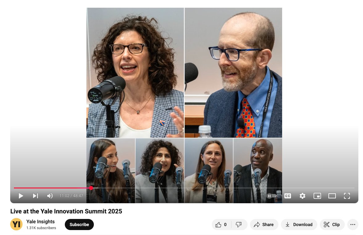 Yale Emergency Medicine (@yale_em) on Twitter photo š<a href="/basmahsaf/">Basmah Safdar</a> joins <a href="/thehowie/">(((Howard Forman)))</a> and <a href="/meganranney/">Megan Ranney MD MPH š»</a> on the latest episode of Health & Veritas to talk about her upcoming role as Director of Womenās Health Research at Yale and the need for innovations in sex-specific emergency care. Donāt miss it!
youtu.be/eN8NLiRk2G0?si⦠š<a href="/basmahsaf/">Basmah Safdar</a> joins <a href="/thehowie/">(((Howard Forman)))</a> and <a href="/meganranney/">Megan Ranney MD MPH š»</a> on the latest episode of Health & Veritas to talk about her upcoming role as Director of Womenās Health Research at Yale and the need for innovations in sex-specific emergency care. Donāt miss it!
youtu.be/eN8NLiRk2G0?siā¦