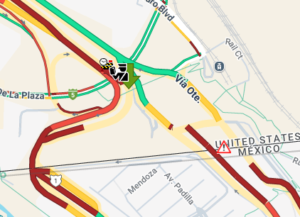 ⚠️Traffic Alert ⚠️
All traffic on SB I-5 just north of the San Ysidro Point of Entry is being diverted off at Camino De La Plaza due to demonstration activity in Tijuana.
quickmap.dot.ca.gov