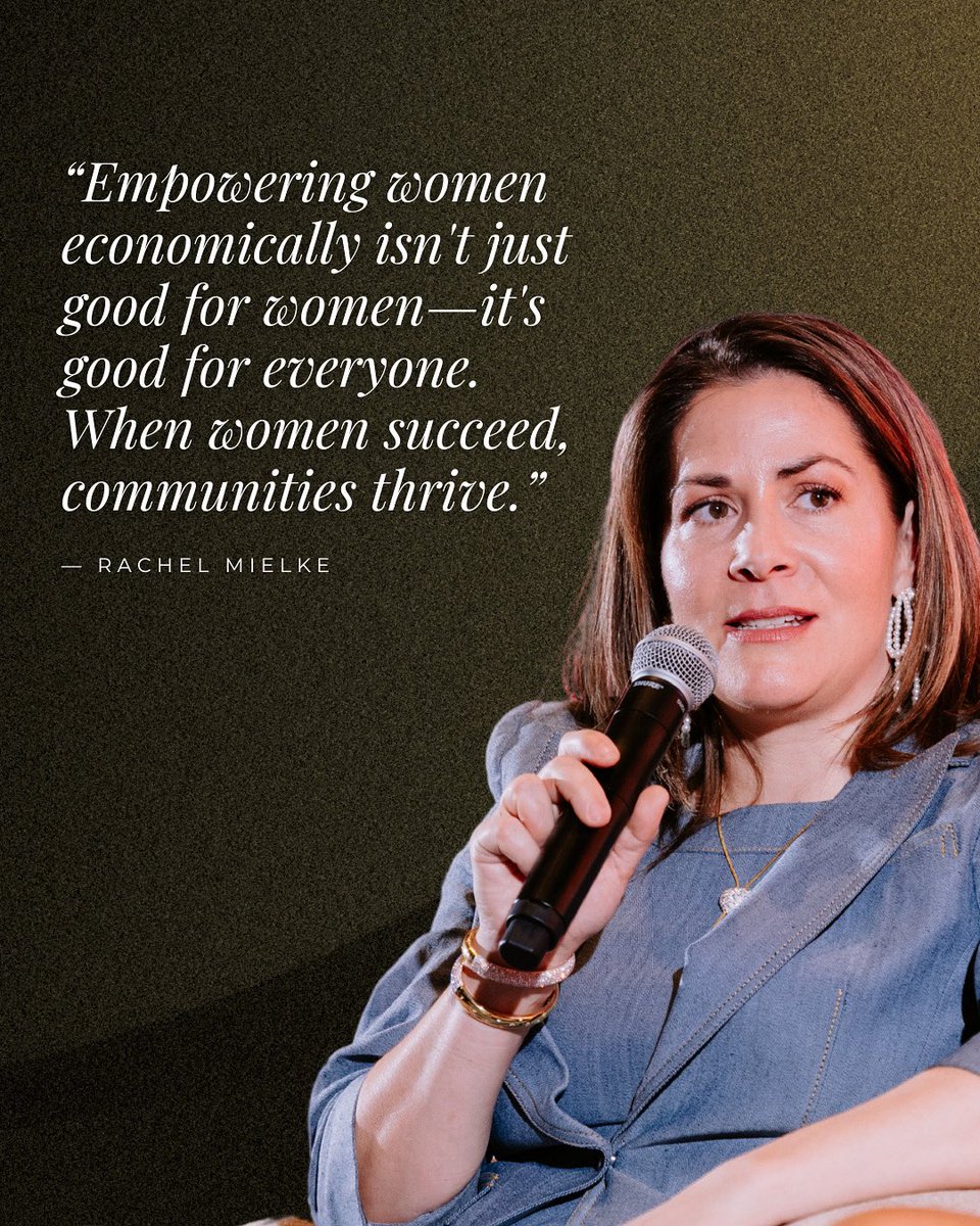 Rachel Mielke, CEO and Founder of Hillberg &amp; Berk, reminds us that empowering women economically goes far beyond financial growth. It creates lasting change for families, strengthens neighbourhoods, and uplifts entire communities.✨

Photo: Meaghan Baxter