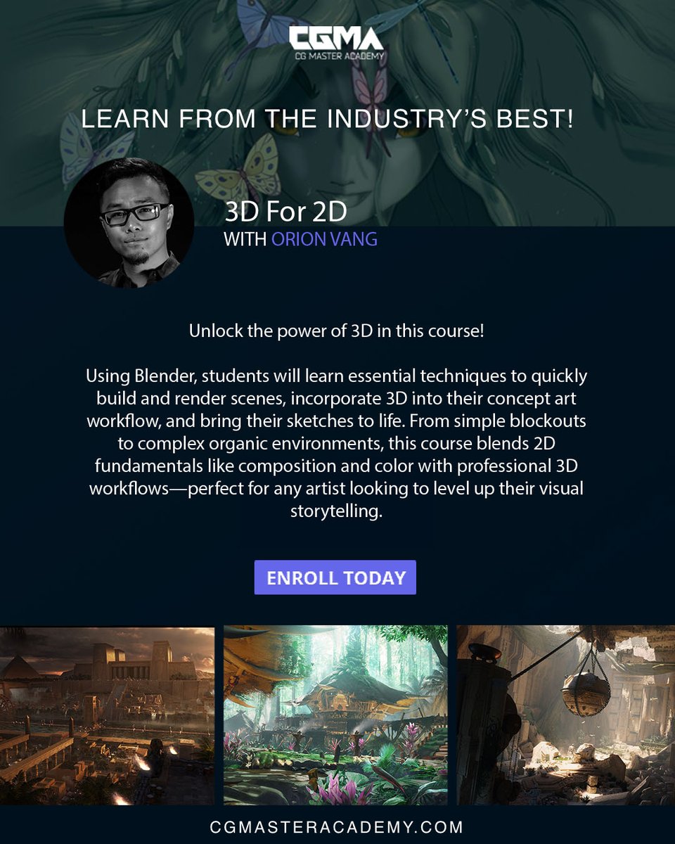 I'm happy to announce that I'll be teaching a class for CG Master Academy this summer term!

Feel free to check the link below if you'd like to learn more, or sign up! I'm happy to answer any questions.
conceptart.cgmasteracademy.com/courses/148-3d…