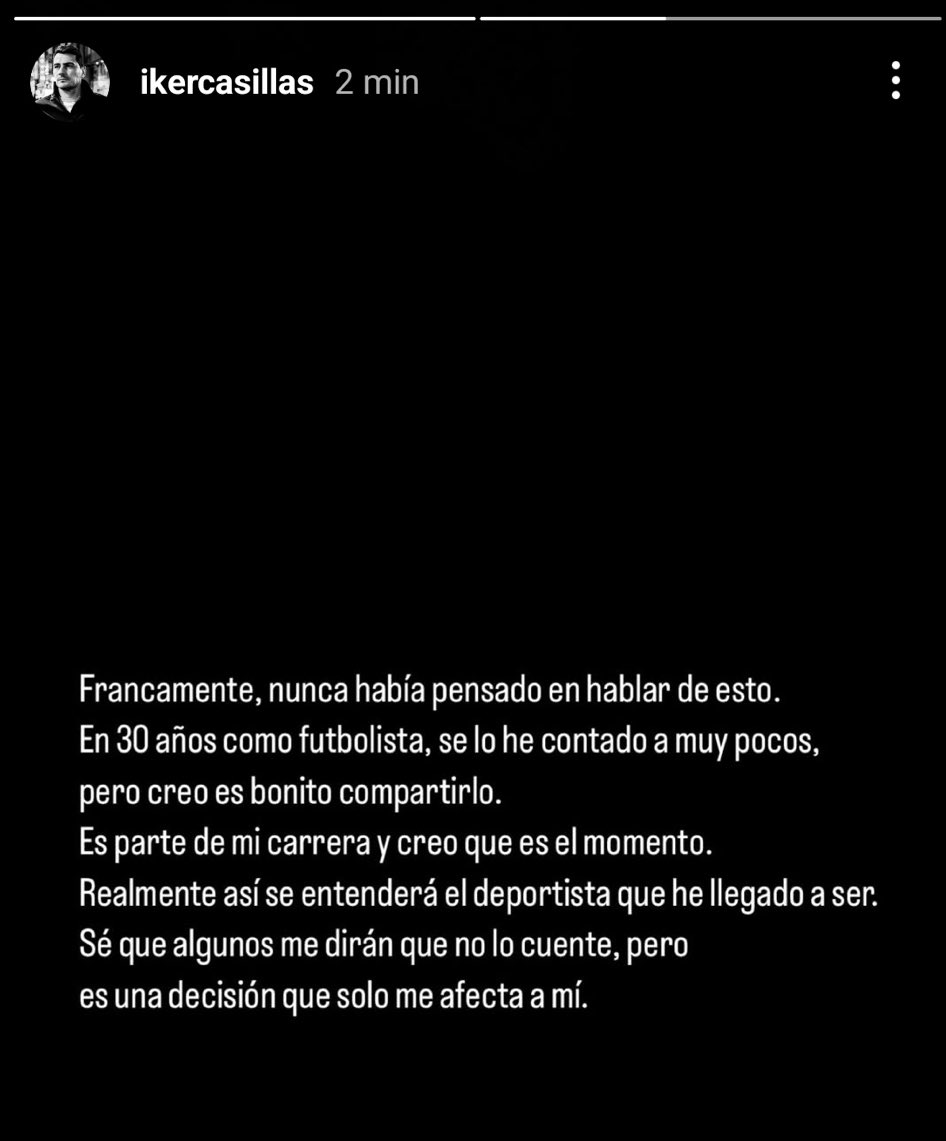 Ramon_AlvarezMM's tweet photo. Casillas ha publicado esto y después lo ha borrado. No tengo ni idea de a qué se refiere la verdad. Espero que lo aclare para evitar especulaciones. https://t.co/NoJos7FCHB