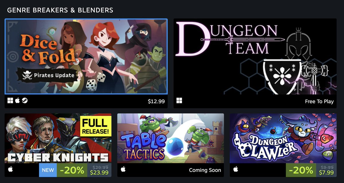 400'den fazla oyunun katildigi #TurnBasedThursdayFest Steam'de basladi!

Oyunlarin %2.5'i bizden!! Mlsf indirim sunamadik (cunku yakinda acayip bi surprimiz var) ama genreyi seviyosaniz mutlaka bakin guzel firsatlar var 🎲