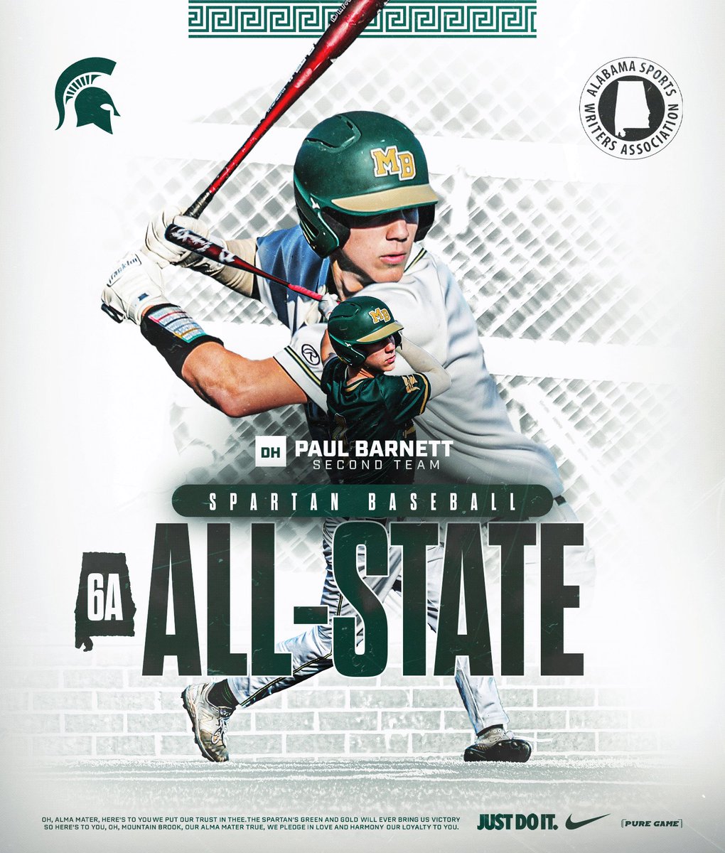 MB_Baseball (@mb_baseball) on Twitter photo Congrats to 1st team- Caleb Barnett and 2nd team- Bryant Diddell and Paul Barnett โ2025 ASWA All-State baseball team
<a href="/mbs_athletics/">Mountain Brook Athletics</a> <a href="/mtnbrookschools/">Mountain Brook Schools</a> <a href="/caleb_barnett9/">Caleb Barnett</a> <a href="/BDiddell11/">Bryant Diddell</a> <a href="/paulwbarnett/">Paul W. Barnett</a> <a href="/SpartanAthFndn/">Spartan Athletic Foundation</a> Congrats to 1st team- Caleb Barnett and 2nd team- Bryant Diddell and Paul Barnett โ2025 ASWA All-State baseball team
<a href="/mbs_athletics/">Mountain Brook Athletics</a> <a href="/mtnbrookschools/">Mountain Brook Schools</a> <a href="/caleb_barnett9/">Caleb Barnett</a> <a href="/BDiddell11/">Bryant Diddell</a> <a href="/paulwbarnett/">Paul W. Barnett</a> <a href="/SpartanAthFndn/">Spartan Athletic Foundation</a>