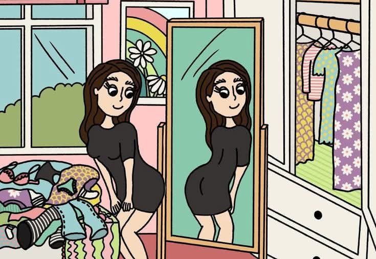 Cada vez que me miro al espejo