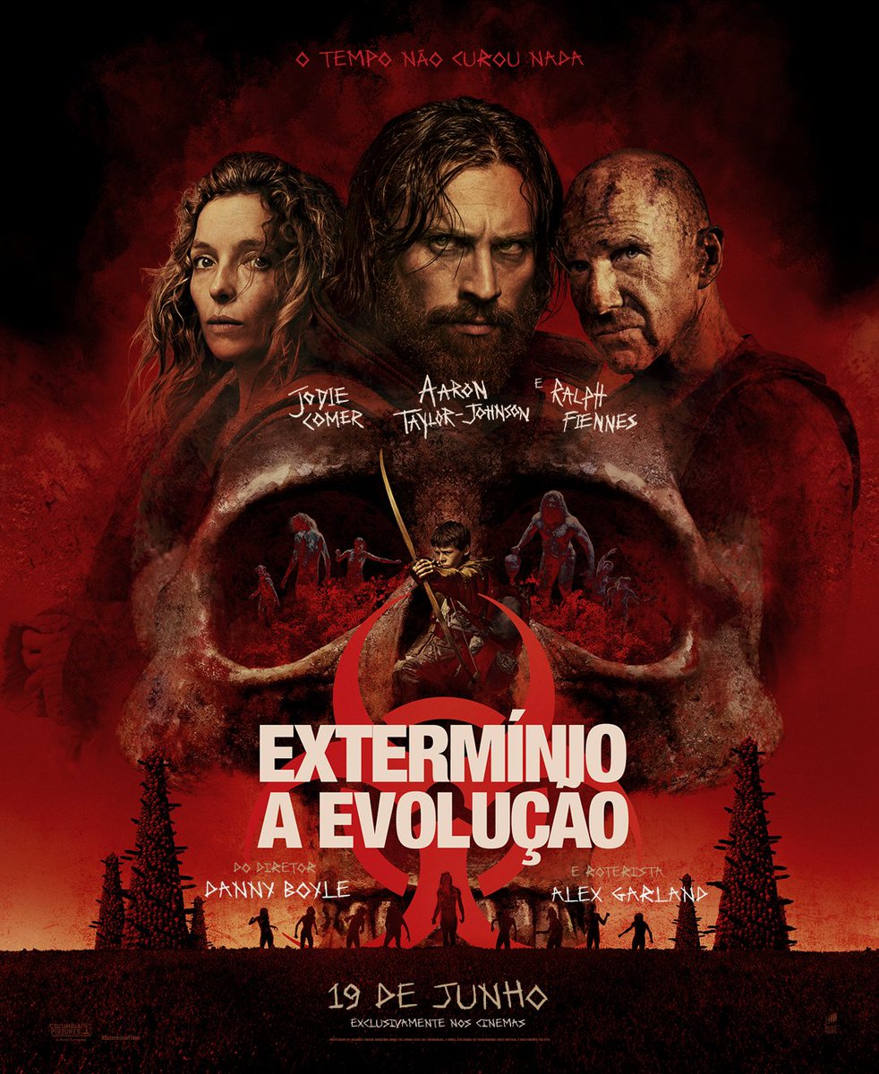 Dias viraram semanas. Semanas viraram anos. ☣️ ☠️
Confira o novo pôster de #Extermínio: A Evolução, o filme que redefiniu o gênero estreia em 19 de junho nos cinemas.