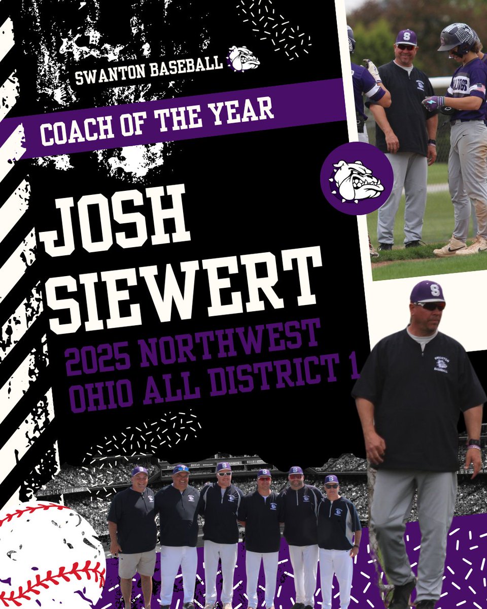 All District Awards
Coach of the Year - Josh Siewert