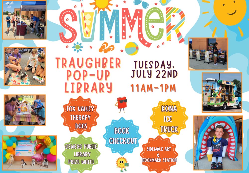 Traughber Pop-Up Library for Incoming 6th Graders and Current Traughber Students
For more details: catapult-connect.com/pv-en/_MjE3NDU…