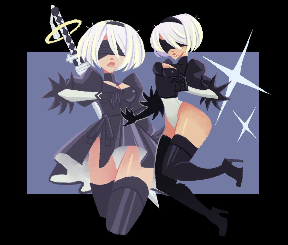 nokonyu's tweet image. 2B ✨
