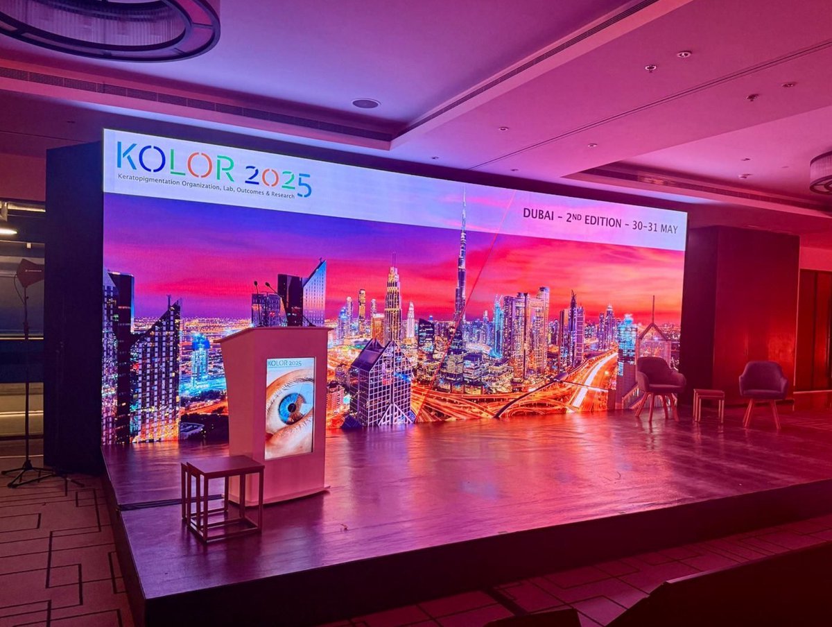 KOLORCongress's tweet photo. 🇦🇪KOLOR Congress is on !

🚀Conference room is ready and speakers already started discussion in the pre-congress dinner.
🚨Be ready for an astonishing moment of science next days ! https://t.co/74nCKmvseV