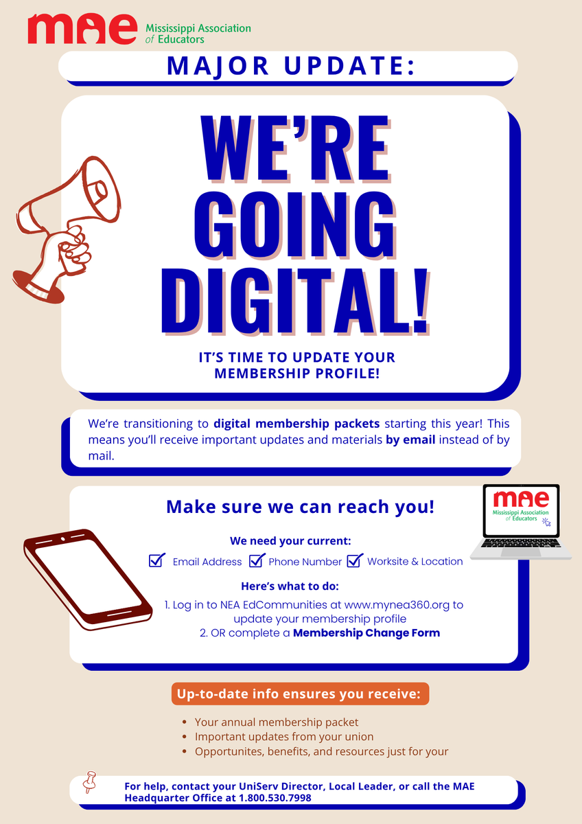 Mississippi Association of Educators tweet media