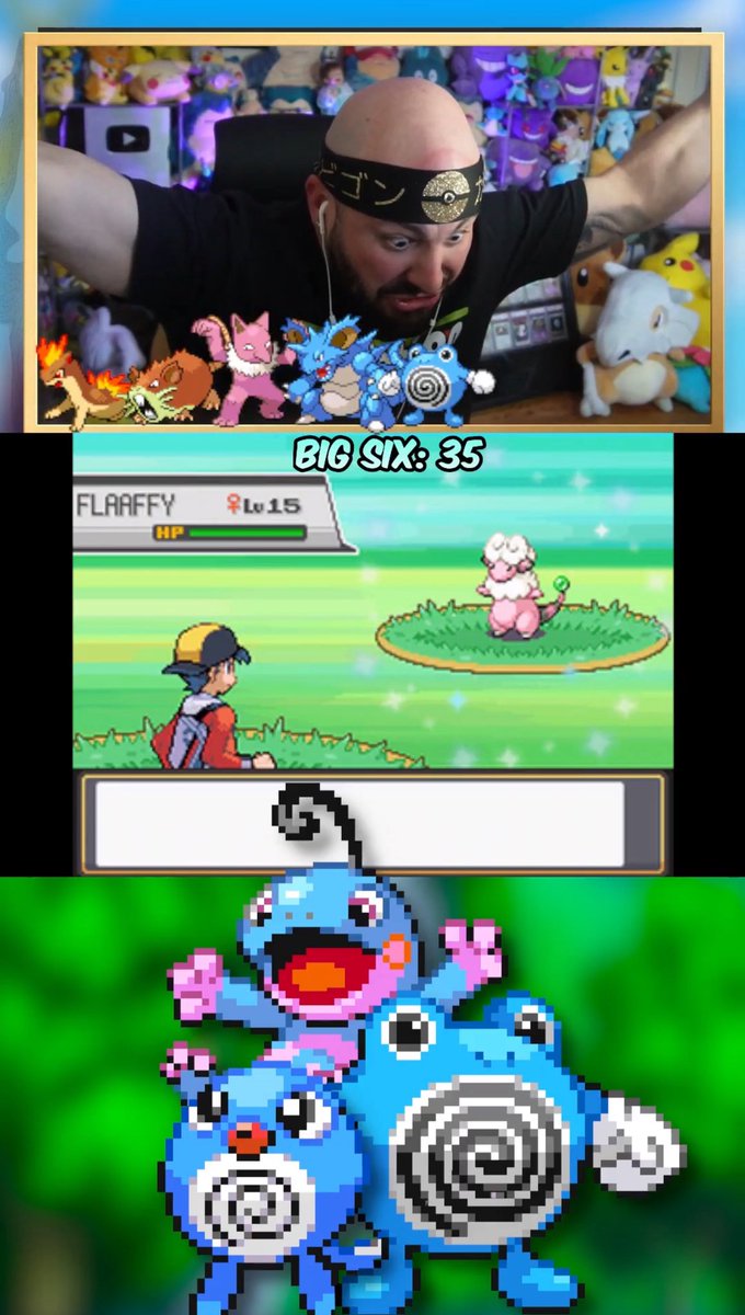 The Greatest In The History Of The Great Sport Of Shiny Hunting.... Today In Heart Gold - Shiny Poliwag, Pokerus, Shiny Flaafy 35 Encounters. I don't think I've ever had a stretch of shiny luck like this in all my time shiny hunting pokemon.