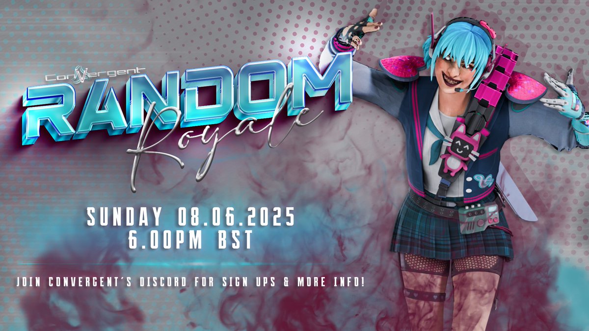 🚨Random Royale is BACK! 🚨

One lobby. Three maps. Total mayhem💥

Join us on Sunday, 8 June 2025 at 18:00 BST 

Maps:
📍 E District
📍 Storm Point
📍 Broken Moon

Prize Pool:
🥇 £25 
🥈 £15 
🥉 £10 

Sign up via our Discord now, don't miss out!⬇️

#ApexLegends