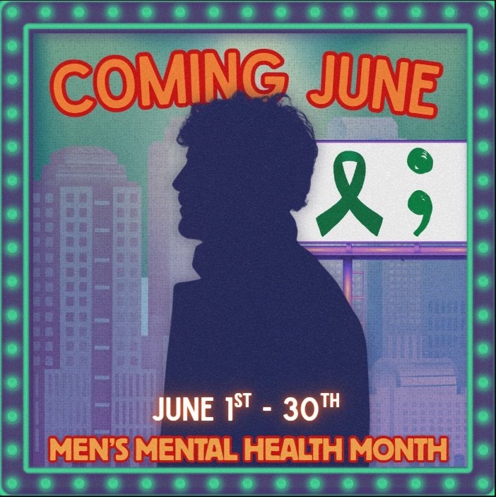 Since im coming back to streaming Friday id like to announce that I will be participating in men's mental health month with some of my fellow male vtubers. I've always struggled alot with it myself and I know like me a lot of other men don't like to talk about, so I hope to -