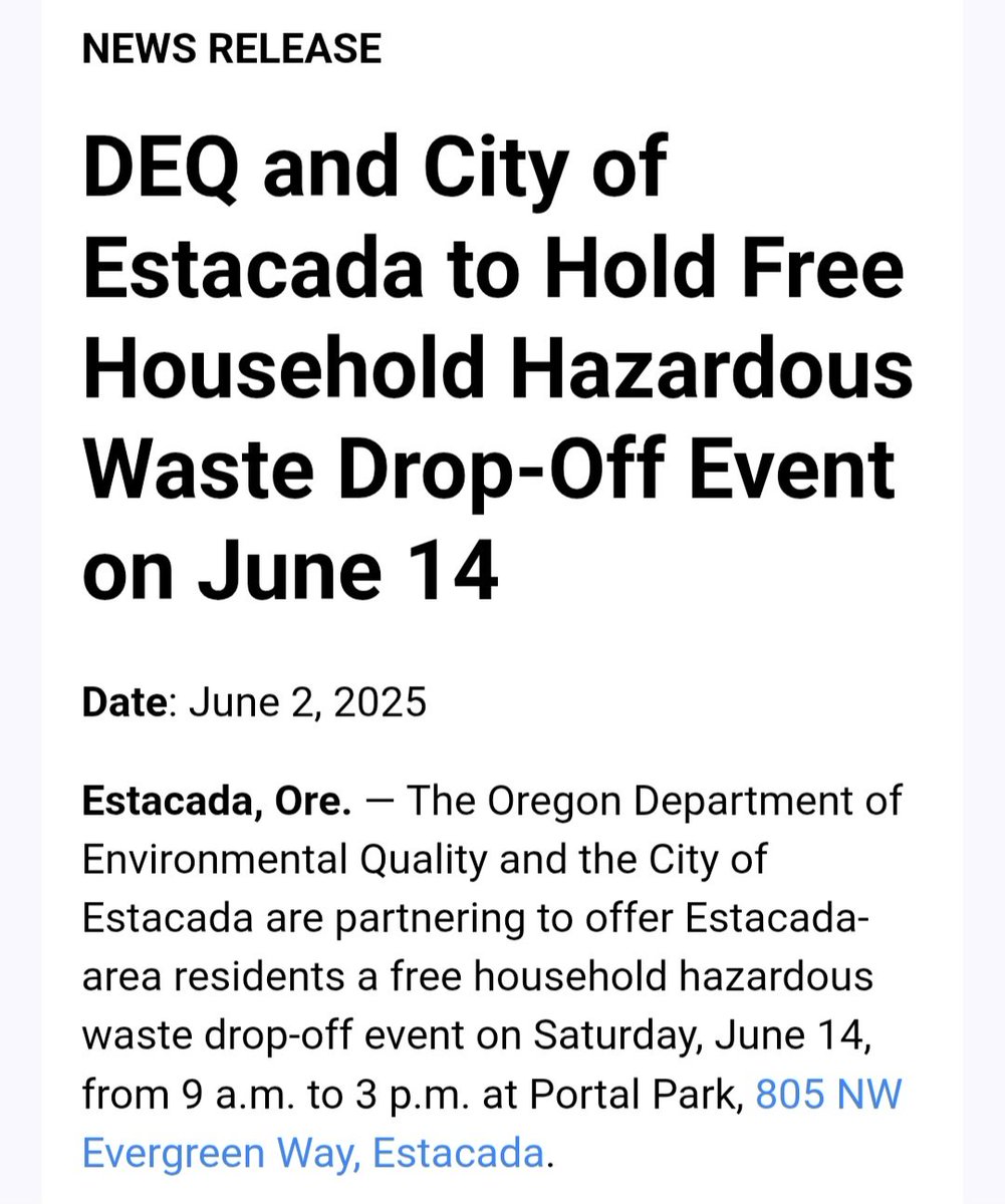 StreamSavers's tweet image. StreamSavers Reclamationists in Multnomah County can take their collected debris to this location.