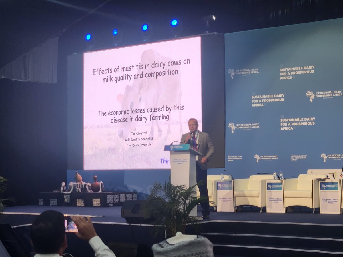 Ian Ohnstad has recently been spreading the milk quality message at the IDF regional Dairy Conference, Kigali, Rwanda with RJAHS, JOA and Ripple Effect Rwanda