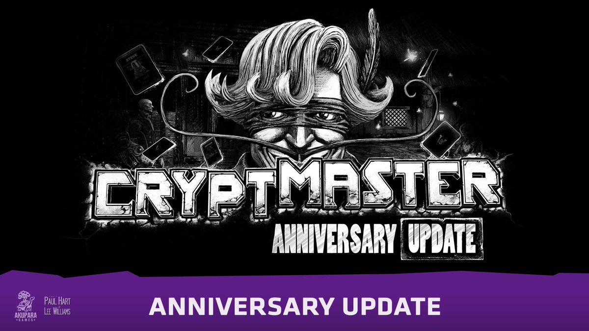 Akupara Games 💫 Indie Games Publisher (@akuparagames) on Twitter photo Have you taken the dive into the 💀Cryptmaster Anniversary Update? <a href="/thecryptmaster/">Cryptmaster</a>
With new NPCs, enemies, expanded features in "Whatever" and more, it's easy to get overwhelmed.
We diligently wrote a refresher over on the Akupara blog. Take a gander, if you dare. ⬇️ Have you taken the dive into the 💀Cryptmaster Anniversary Update? <a href="/thecryptmaster/">Cryptmaster</a>
With new NPCs, enemies, expanded features in "Whatever" and more, it's easy to get overwhelmed.
We diligently wrote a refresher over on the Akupara blog. Take a gander, if you dare. ⬇️