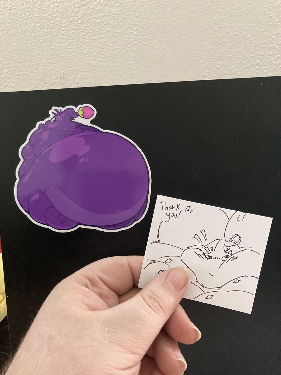Afterdark (@afterdarkev) on Twitter photo Thank you for the lovely purple Pikmin <a href="/RoundedPentagon/">RoundedPentagon</a> the extra doodle was also super cute. I’ve put this heavy bottomed cutie on my laptop :D Thank you for the lovely purple Pikmin <a href="/RoundedPentagon/">RoundedPentagon</a> the extra doodle was also super cute. I’ve put this heavy bottomed cutie on my laptop :D