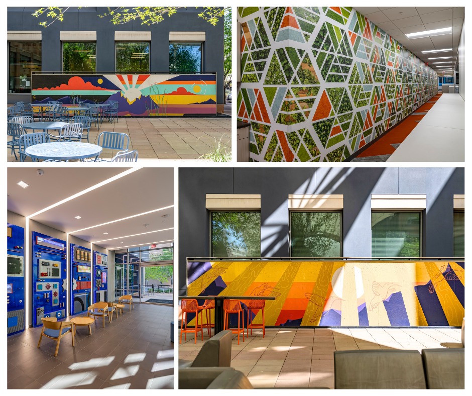 It's not just a campus for innovation — it's a hub for public art! Did you know that SkySong received the 2023 Environmental Excellence Award from Arizona Forward in the Art in Public Places category? MORE: SkySong.com 

#skysong #scottsdale #asu #publicart