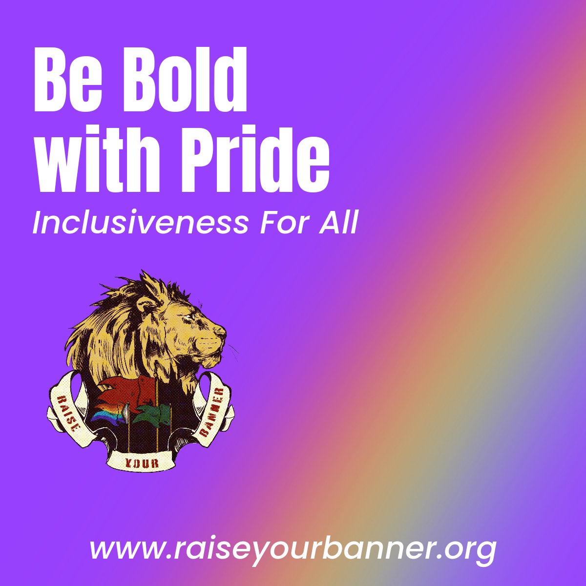 RYB_Foundation's tweet photo. The Raise Your Banner Foundation stands tall with out LGBTQ community and wishes everyone a Happy Pride Month!! https://t.co/7b8J5xgr85