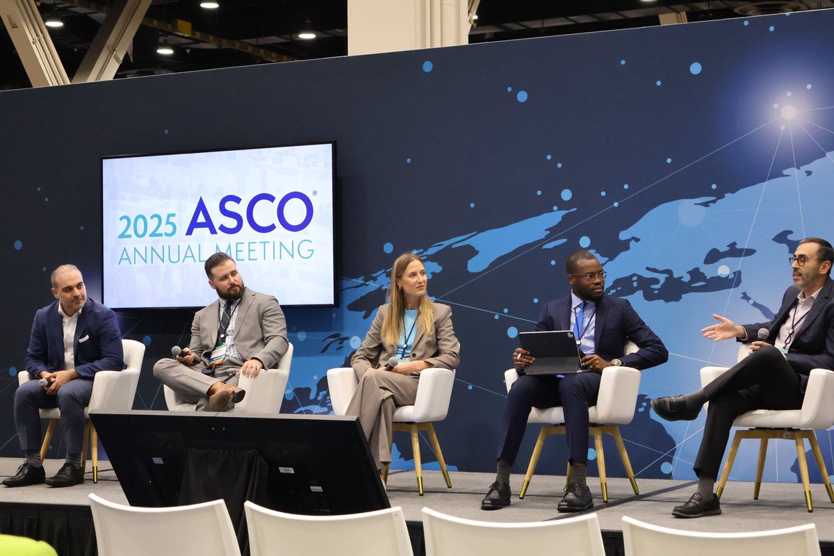 Elisa Agostinetto (@elisaagostinett) on Twitter photo It was a true pleasure to present at the <a href="/ASCOTECAG/">ASCO TECAG</a> Lounge at #ASCO25 on the Keys to Success for an Early Career Oncologist! 🔑 💫
Thanks to Tobe for the excellent moderation and to the entire panel <a href="/minasedrakmd/">Mina S. Sedrak</a> <a href="/AlhajMoustafa/">Muhamad Alhaj Moustafa, MD, MS</a> <a href="/TimothyJBrownMD/">Tim Brown, MD MSCE</a> <a href="/ASCO/">ASCO</a>
<a href="/OncoAlert/">OncoAlert</a> It was a true pleasure to present at the <a href="/ASCOTECAG/">ASCO TECAG</a> Lounge at #ASCO25 on the Keys to Success for an Early Career Oncologist! 🔑 💫
Thanks to Tobe for the excellent moderation and to the entire panel <a href="/minasedrakmd/">Mina S. Sedrak</a> <a href="/AlhajMoustafa/">Muhamad Alhaj Moustafa, MD, MS</a> <a href="/TimothyJBrownMD/">Tim Brown, MD MSCE</a> <a href="/ASCO/">ASCO</a>
<a href="/OncoAlert/">OncoAlert</a>