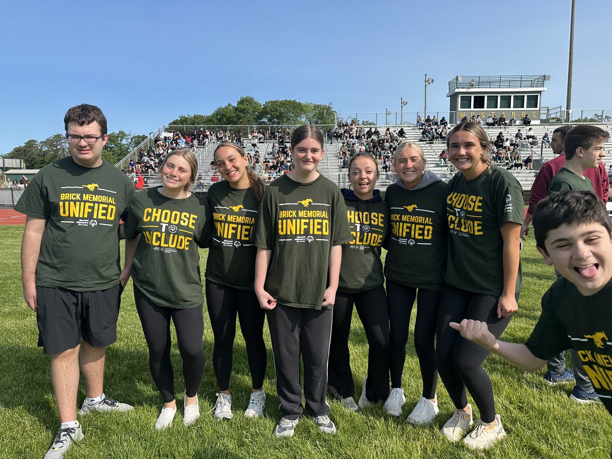 Brick Memorial HS Unified Sports (@bmunifiedsports) on Twitter photo Absolutely perfect weather for “fun, friendship, inclusion, acceptance, & ❤️!” Thank you Central!!! Check out our Facebook page for more photos. Brick Memorial Unified Sports! 💚💛🐴
<a href="/Brick_K12/">Brick Township Public Schools</a> <a href="/BtpsSrvcs/">BTPSSpecialSrvcs</a> <a href="/BrickMemorialHS/">Mustangs</a> <a href="/VMMSMustangs/">Veterans Memorial Middle School</a> <a href="/SONewJersey/">Special Olympics NJ</a> <a href="/BMSTANGSports/">BMSports</a> <a href="/NicolePannucci/">Nicole Pannucci</a> Absolutely perfect weather for “fun, friendship, inclusion, acceptance, & ❤️!” Thank you Central!!! Check out our Facebook page for more photos. Brick Memorial Unified Sports! 💚💛🐴
<a href="/Brick_K12/">Brick Township Public Schools</a> <a href="/BtpsSrvcs/">BTPSSpecialSrvcs</a> <a href="/BrickMemorialHS/">Mustangs</a> <a href="/VMMSMustangs/">Veterans Memorial Middle School</a> <a href="/SONewJersey/">Special Olympics NJ</a> <a href="/BMSTANGSports/">BMSports</a> <a href="/NicolePannucci/">Nicole Pannucci</a>