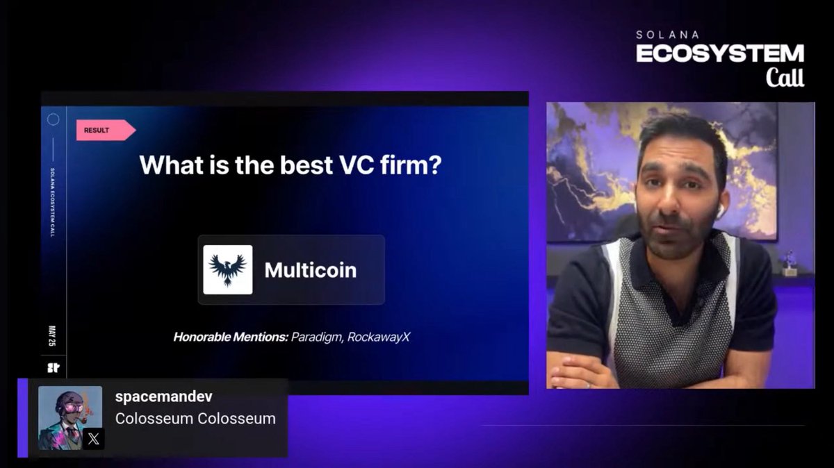 Stan @ Routine For Bots (@routineforbots) on Twitter photo And according to recent Solana founders survey, which <a href="/kashdhanda/">Kash (🐱, 🐐)</a> shared recently, the best ones are:
<a href="/multicoincap/">Multicoin Capital</a>
<a href="/paradigm/">Paradigm</a>
<a href="/Rockaway_X/">RockawayX (Hiring)</a> And according to recent Solana founders survey, which <a href="/kashdhanda/">Kash (🐱, 🐐)</a> shared recently, the best ones are:
<a href="/multicoincap/">Multicoin Capital</a>
<a href="/paradigm/">Paradigm</a>
<a href="/Rockaway_X/">RockawayX (Hiring)</a>