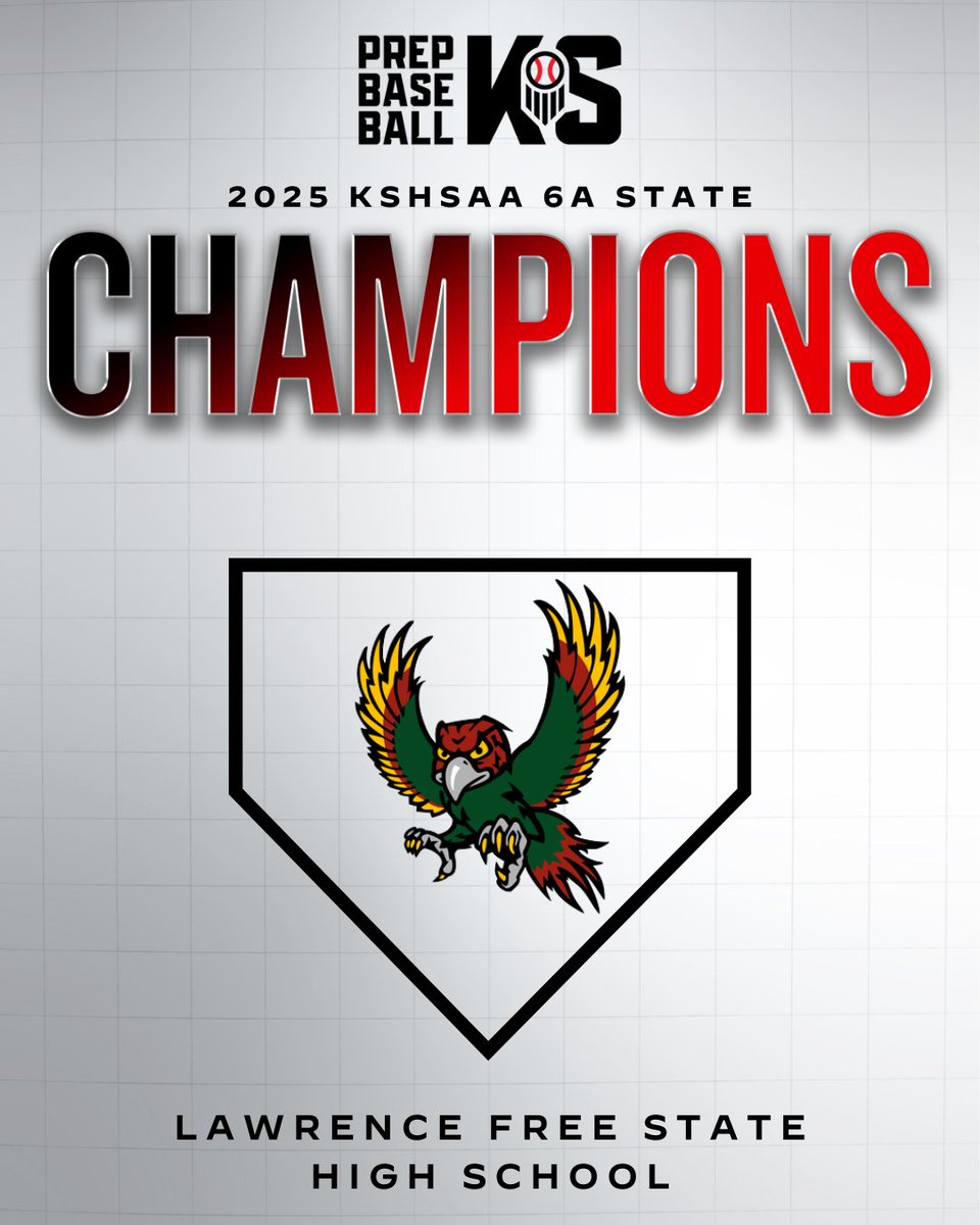 Prep Baseball Kansas (@prepbaseballks) on Twitter photo ๐ฎ๐ฌ๐ฎ๐ฑ ๐๐ฆ๐๐ฆ๐๐ ๐ฒ๐ ๐ฆ๐ง๐๐ง๐ ๐๐๐๐ ๐ฃ๐๐ข๐ก๐ฆ ๐
Congratulations to the Lawrence Free State Firebirds on winning the 2025 6A State Championship!
<a href="/LFSHSBaseball/">Free State Baseball</a> ๐ฎ๐ฌ๐ฎ๐ฑ ๐๐ฆ๐๐ฆ๐๐ ๐ฒ๐ ๐ฆ๐ง๐๐ง๐ ๐๐๐๐ ๐ฃ๐๐ข๐ก๐ฆ ๐
Congratulations to the Lawrence Free State Firebirds on winning the 2025 6A State Championship!
<a href="/LFSHSBaseball/">Free State Baseball</a>