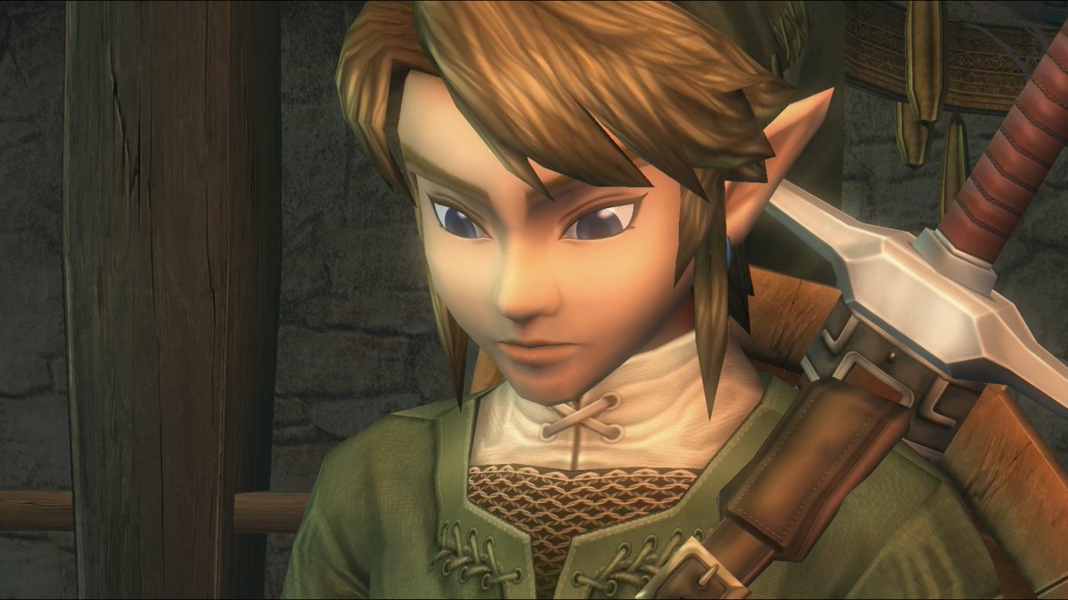 pikzel08's tweet image. Link is such a cinnamon roll in twilight princess, a literal puppy