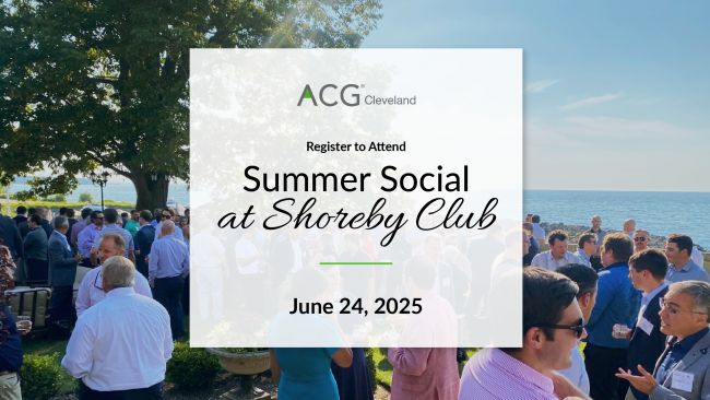 ACG_CLE's tweet image. Space is running low for ACG’s DealSource® + Summer Social at Shoreby 🌊
Few IB spots left. Social-only tickets going fast.
Register now → buff.ly/hNcn3CU 
#ACGCleveland #DealSource #SummerNetworking