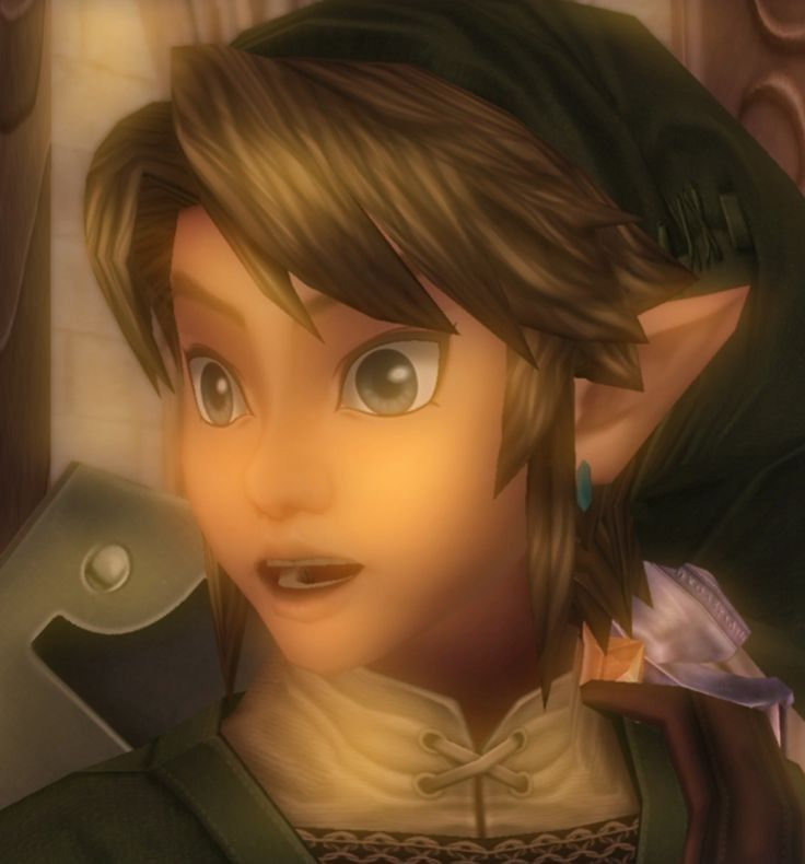 pikzel08's tweet image. Link is such a cinnamon roll in twilight princess, a literal puppy