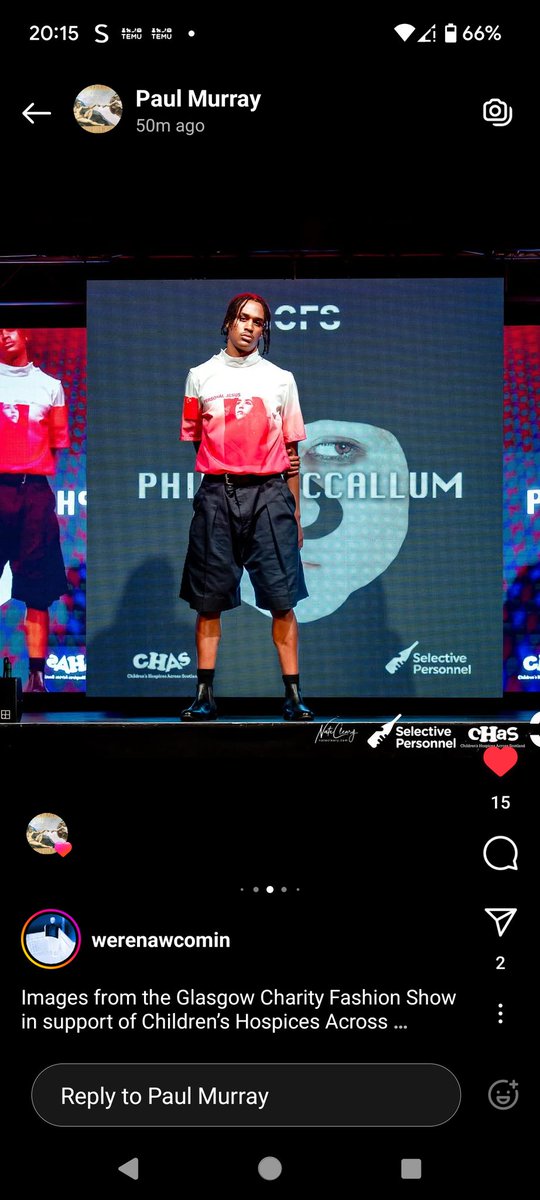 InverclydeArt's tweet photo. He was one of our very own !
Philip McCallum's work at the Glasgow Charity Fashion show for CHAS.
#Beyondproud #SuccessStory https://t.co/oJTcrw8hrS