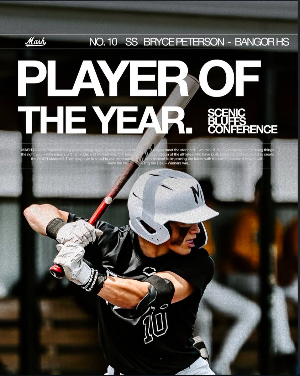 Congrats to incoming freshman Bryce Peterson on his player of the year award ! 🐾🐾