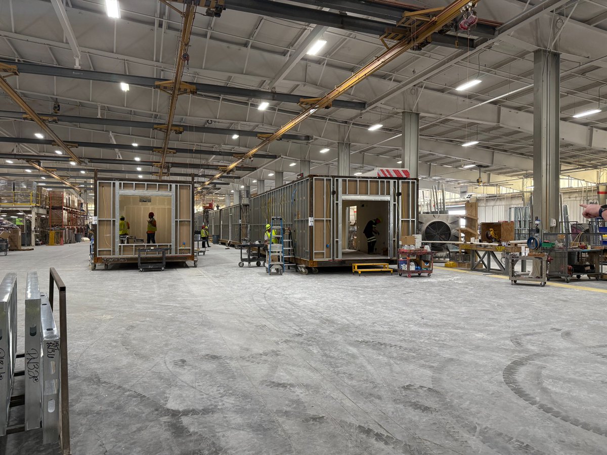 McCormack Baron team members tour Z Modular’s manufacturing facility in Killeen, Texas—with partners from the City of Waco and the Waco Housing Authority. 

#MBstrong #ZModular #ModularConstruction #WacoTX  #HousingInnovation