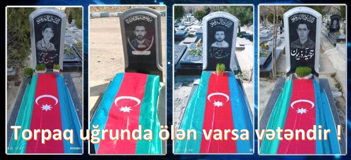 IranDefol's tweet photo. @eini_mohammad_c 🤲 Allah tezliklə şəfa versin.
🤲 İnşallah Güney Azərbaycana tez bağımsızlığını qazana ki, şəhidlərimizin qanı yerdə qalmıya və tutsaqda olan qəhrəmanlarımız azadlıqlarına geri yetişələr.
#IranDefol
#GüneyAzerbaycanİçinAdalet https://t.co/hSo0j2JfqS