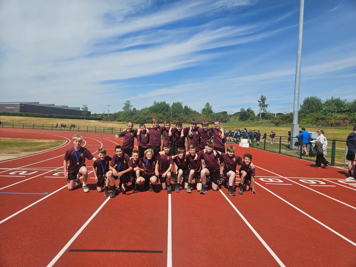 MaricourtCHS's tweet photo. 🏃‍♀️🏃‍♂️ On the last day of term, our Y7 &amp; Y8 athletes competed at Edge Hill in the Central Sefton Athletics Comp!

👏 Huge congrats to Tadhg, Lucas, Oliver, Annie, Abbey &amp; Jude for winning their events!

🥈 Boys – 2nd
🥉 Girls – 4th
🏆 Overall – 3rd

Well done, team! 💪 https://t.co/H68pUbjefU