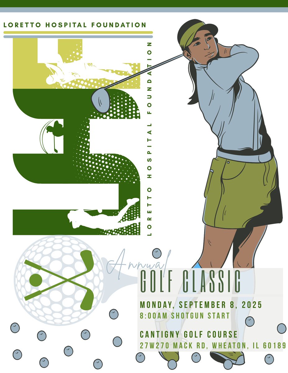 Fore the Mission — it’s almost tee time!
Join us for the Loretto Hospital Foundation Golf Classic, a day of golf, giving back, and community impact. ⛳️💙 Registration is now open! 

golfinvite.net/lorettohospita…
