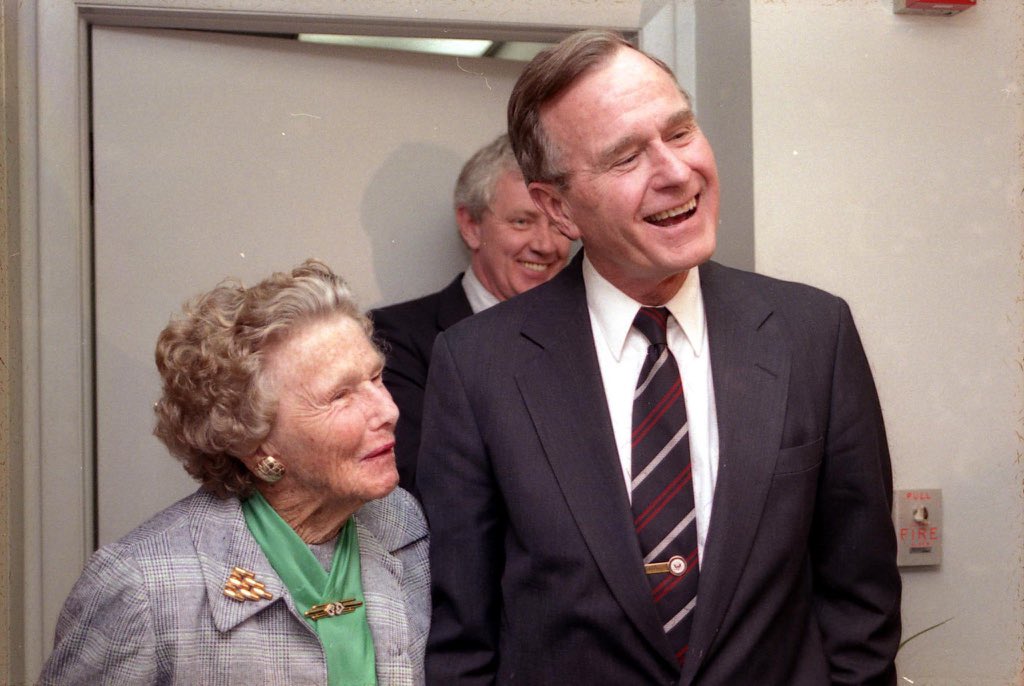 The President at the time Marie Russell last worked on a dog bite. Bush 41.