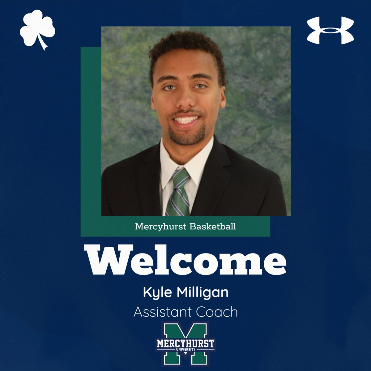 Welcome to Mercyhurst, <a href="/coachkyle518/">Kyle Milligan</a> ☘️

#HurstIsHome
